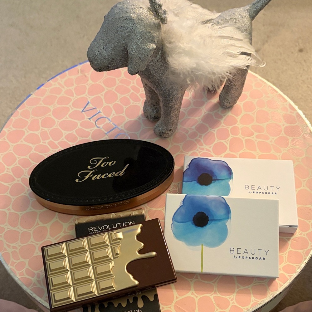 Too faced ,Popsugar and Revolution highlighters all new read description